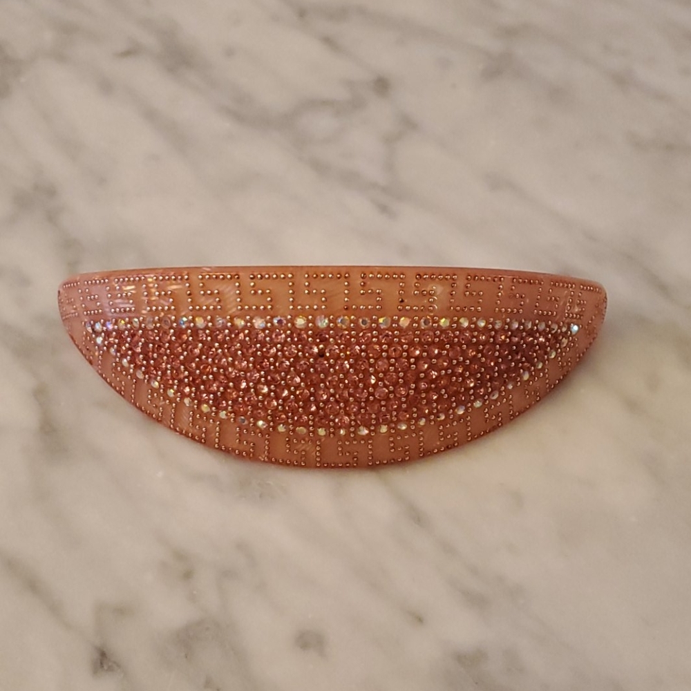 Set of 4 beaded barrette hair clips (+Hair tie) - Picture 2 of 6